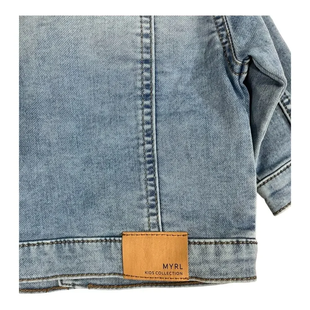 NWT Mayoral Ecofriends denin blue jean jacket Baby infant size 6 months